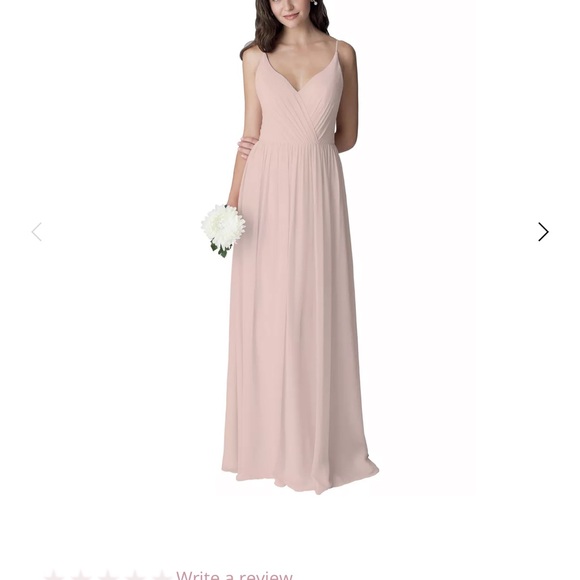 BRIDESMAID/FORMAL DRESS | BILL LEVKOFF | PETAL PINK | SIZE 6 - Picture 4 of 4